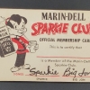 Sparkie Club Membership Card